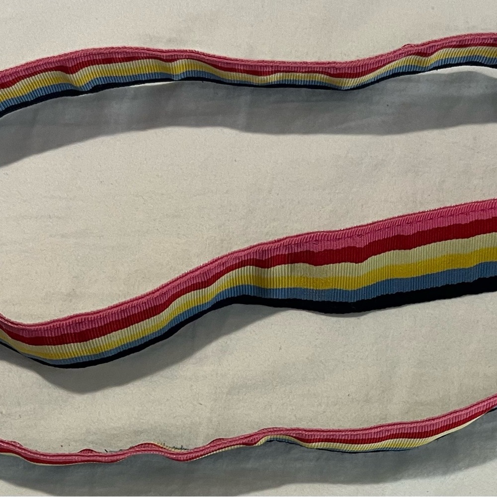 Colorful Striped Ribbon belt